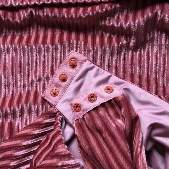 ASOS Minkpink Melody Ribbed Velvet Bodysuit Off Shoulder - Picture 5 of 8